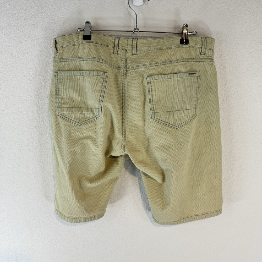 LCW Vision LC Waikiki Shorts White With Blue Distressing 100% Cotton Mens 36 - Picture 4 of 7